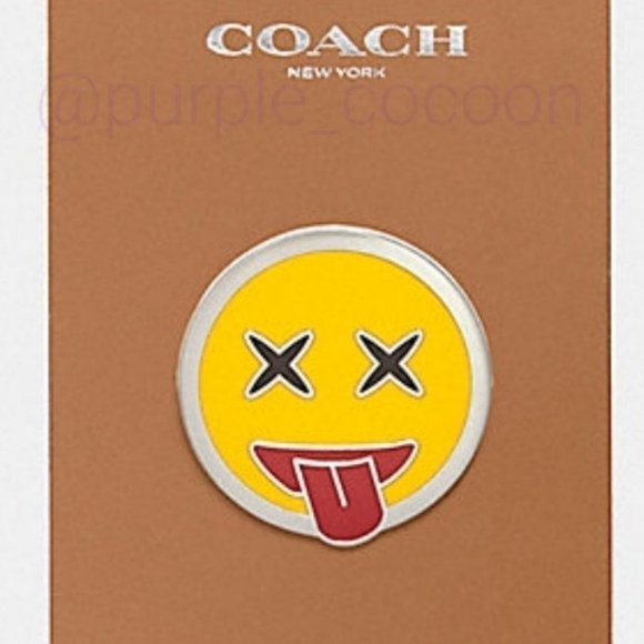 Coach Classic Emoji Pin - Picture 1 of 1